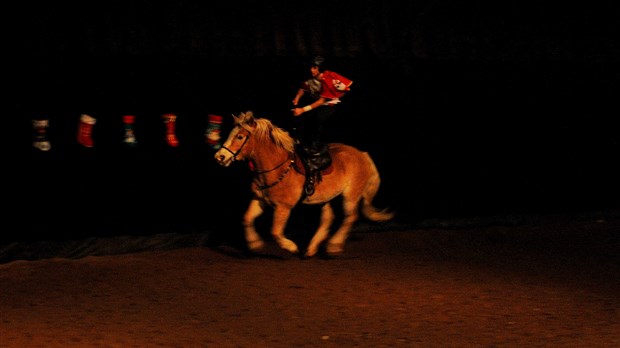 Féérie de Noël: un spectacle équestre qui vaut le détour