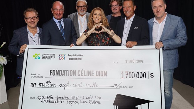 Céline remercie du fond du coeur