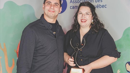 Plein Air Ville-Joie remporte un prix de l’Association des camps du Québec