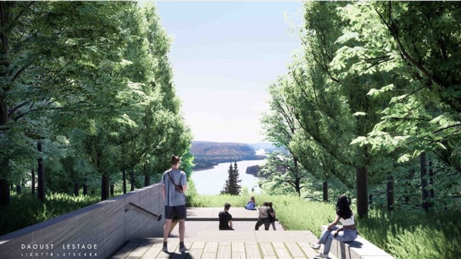 Le belvédère du Passage au parc national de la Mauricie sera reconstruit